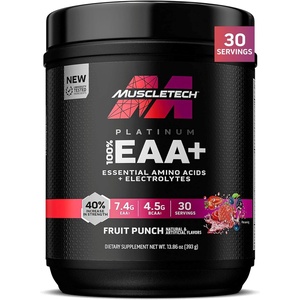image:imageMuscleTech  Platinum Essential Amino Acids Supplement with Electrolytes  PreWorkout Powder for Energy Muscle Growth amp Strength Builder for Men amp Women  387 grams  30 ServingsFruit Punch