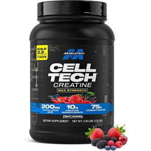image:imageMuscleTech Creatine Monohydrate Powder  CellTech Creatine Powder Post Workout Recovery Drink Muscle Builder amp Musclebuilding Creatine Supplement  Fruit Punch 6 lbs 56 Serv  Packaging May Vary3 Pound Pack of 1