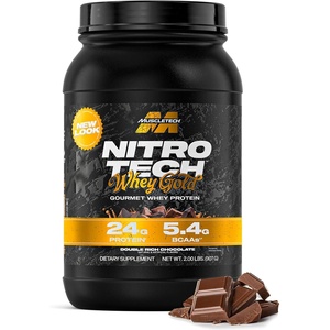 image:imageMuscletech Whey Protein Powder Cookies amp Cream 5LB  NitroTech Whey Protein Isolate Smoothie Mix for Lean Muscle amp Recovery  24g of Whey Gold Protein for Women amp Men  Packaging May VaryDouble Rich Chocolate