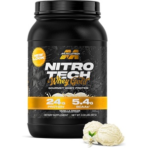 image:imageMuscletech Whey Protein Powder Cookies amp Cream 5LB  NitroTech Whey Protein Isolate Smoothie Mix for Lean Muscle amp Recovery  24g of Whey Gold Protein for Women amp Men  Packaging May VaryVanilla
